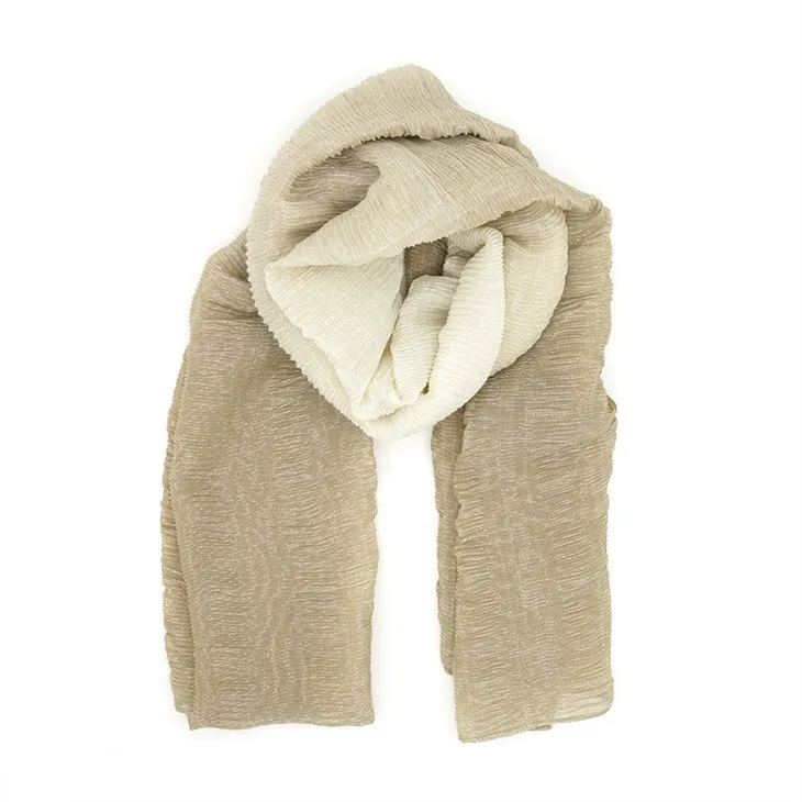 Μεταλλικό Crinkled Scarf S020