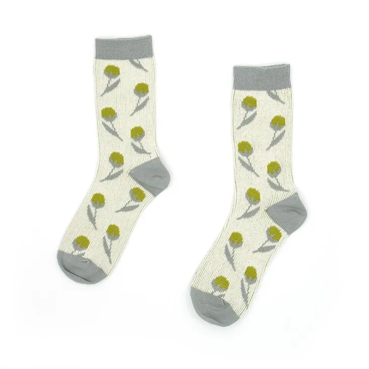 Κέντημα Βαμβακερές Κάλτσες