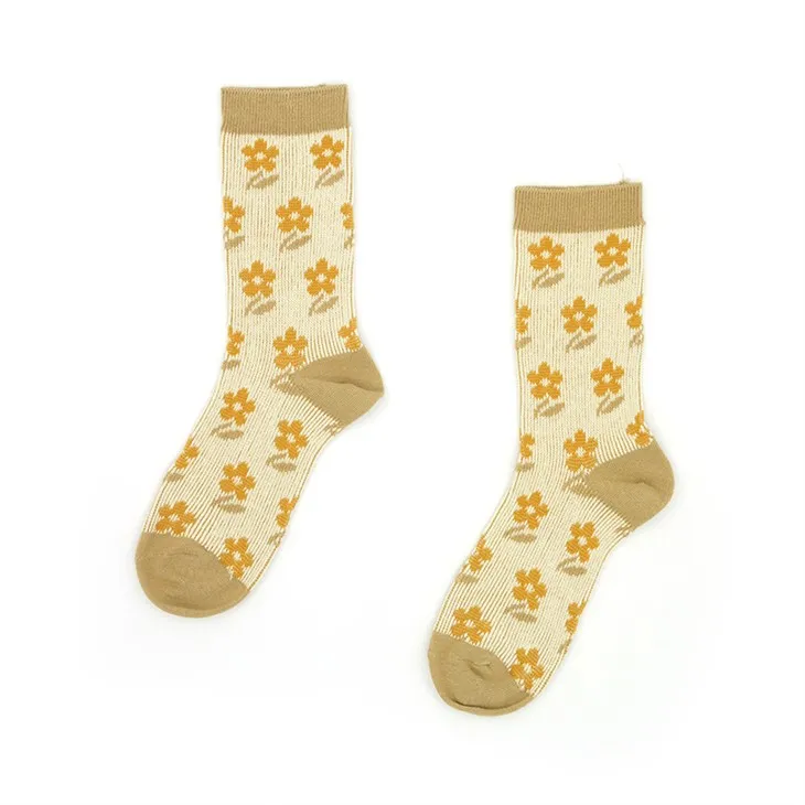 Λουλούδι βαμβακερές κάλτσες