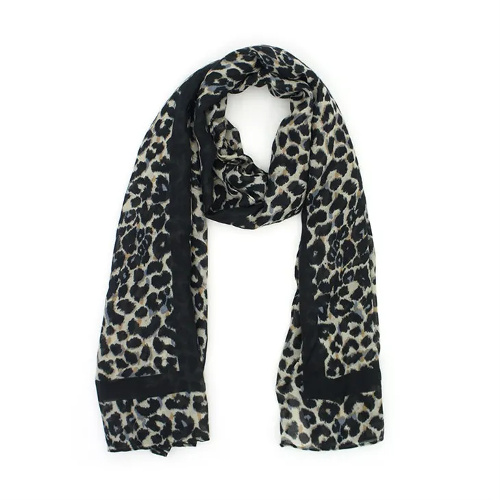 Leopard Printed Scarf S080